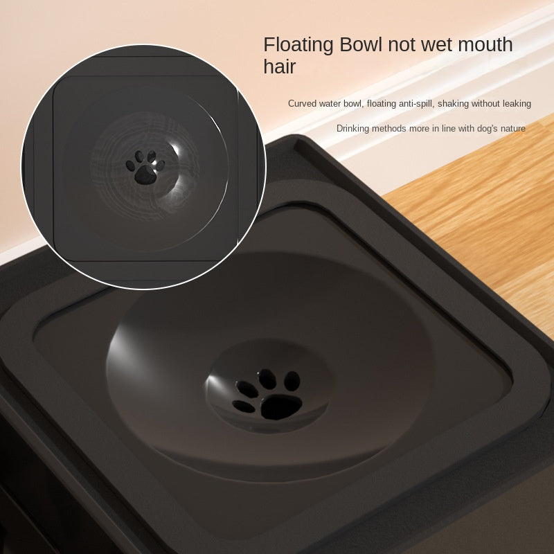 Adjustable Height Stainless Double Bowl Feeder Stand For Pet