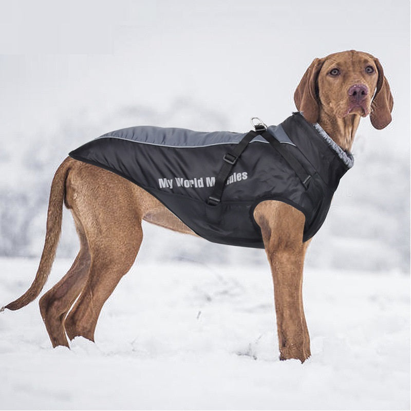 Warm Waterproof Reflective Shell Jacket Clothing For Pet