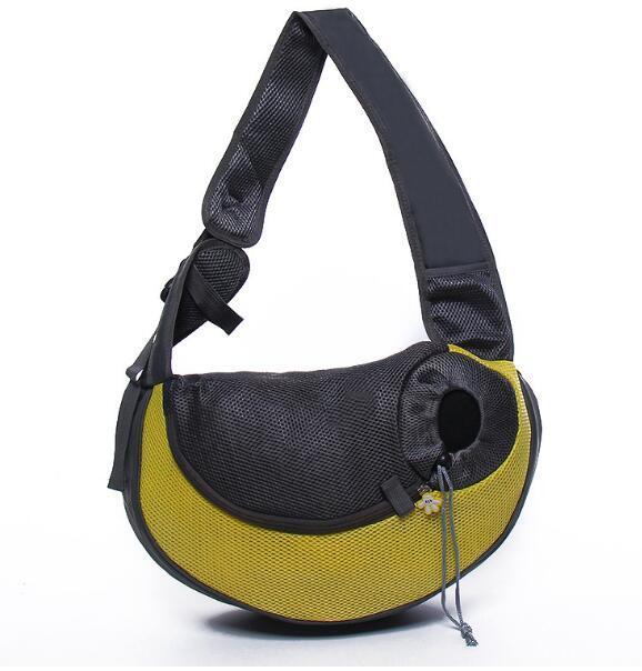 Pet Mesh Oxford Single Shoulder Travel Carrier Bag