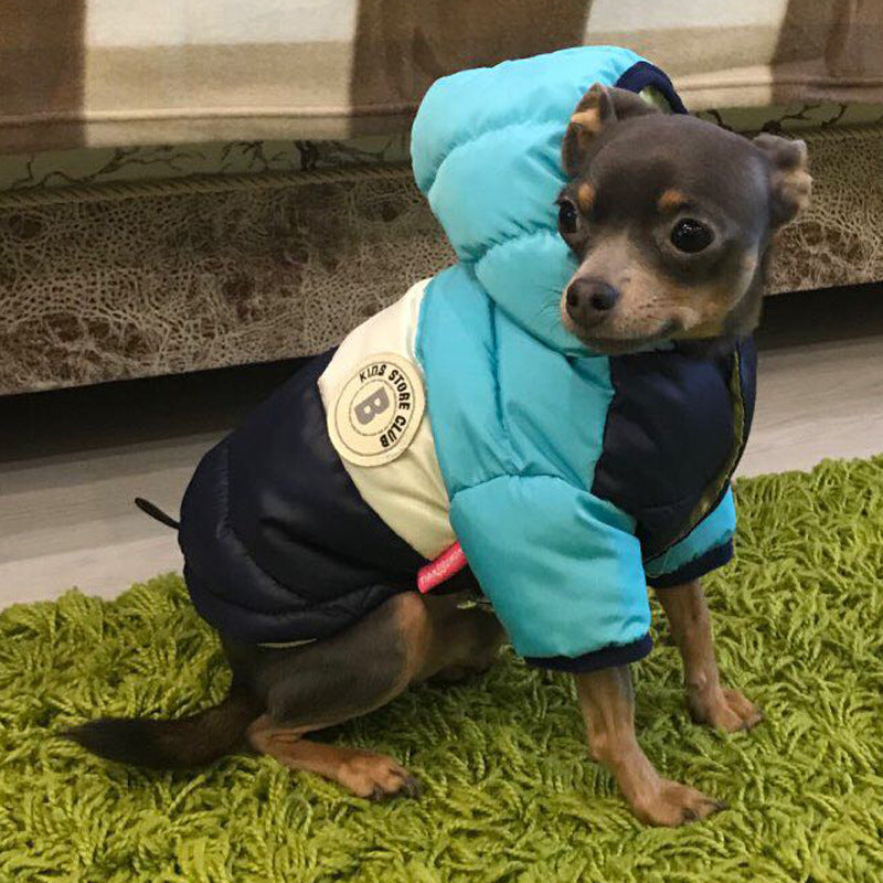 Pet Waterproof Warm Cotton Padded Jacket Outfit