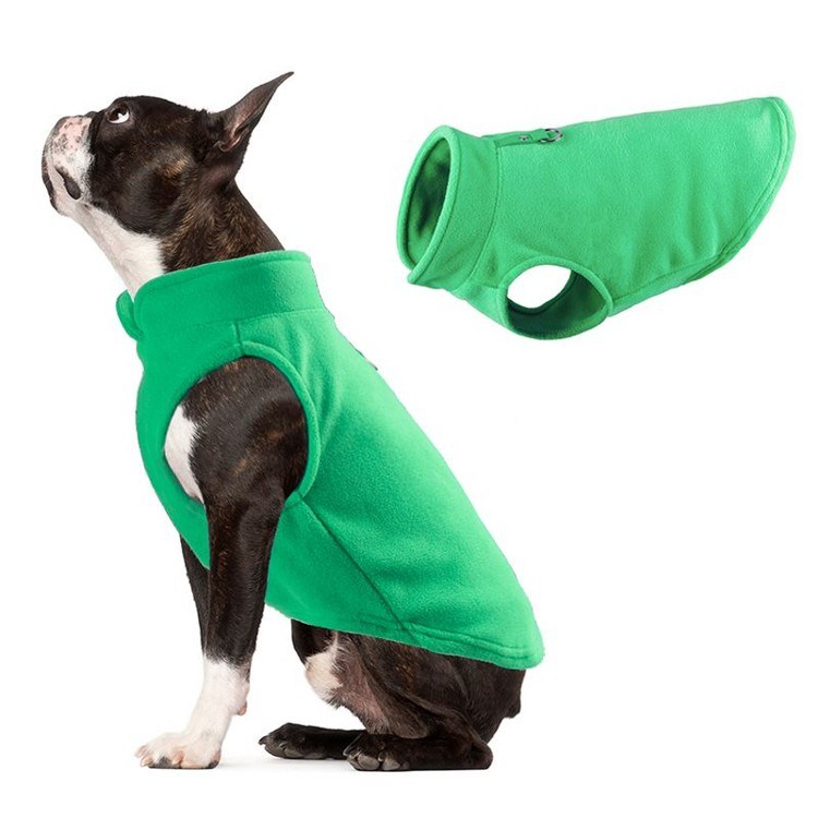 Fleece Puppy Coat Jacket Vest Clothing For Pet