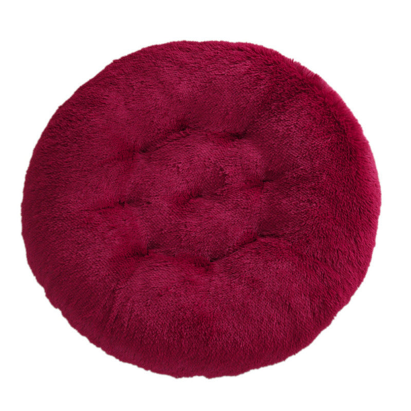 Plush Warm Round Sleeping Bed Mat For Pet