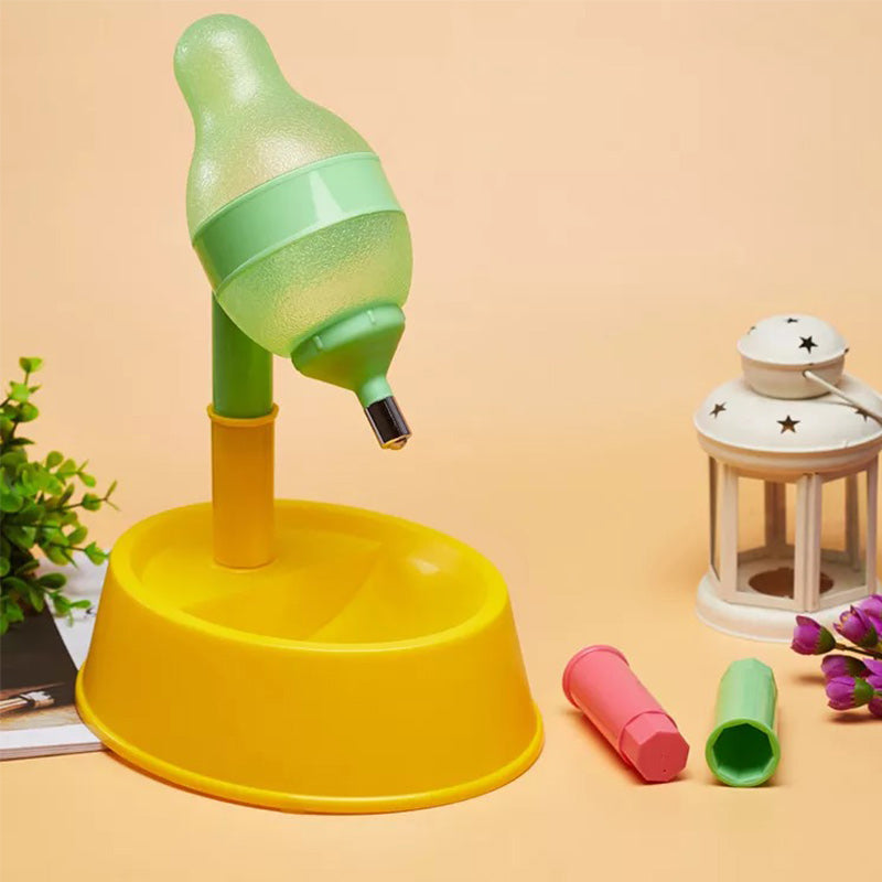 Automatic Adjustable Height Pet Water Dispenser And Feeder Bowl With Fountain System