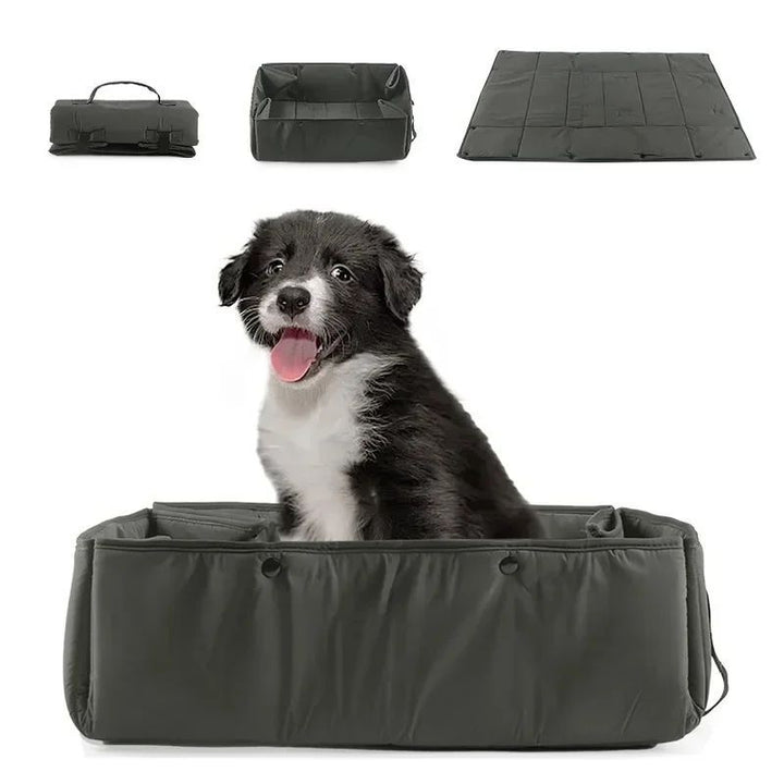 Pet Portable 3-in-1 Travel Bed Carrier Mat Cushion Foldable Kennel