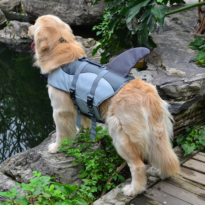 Adjustable Swimming Life Vest Swim Aid Jacket For Pet