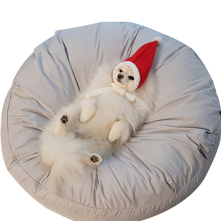Moisture Proof Washable Round Elastic Bed For Pet