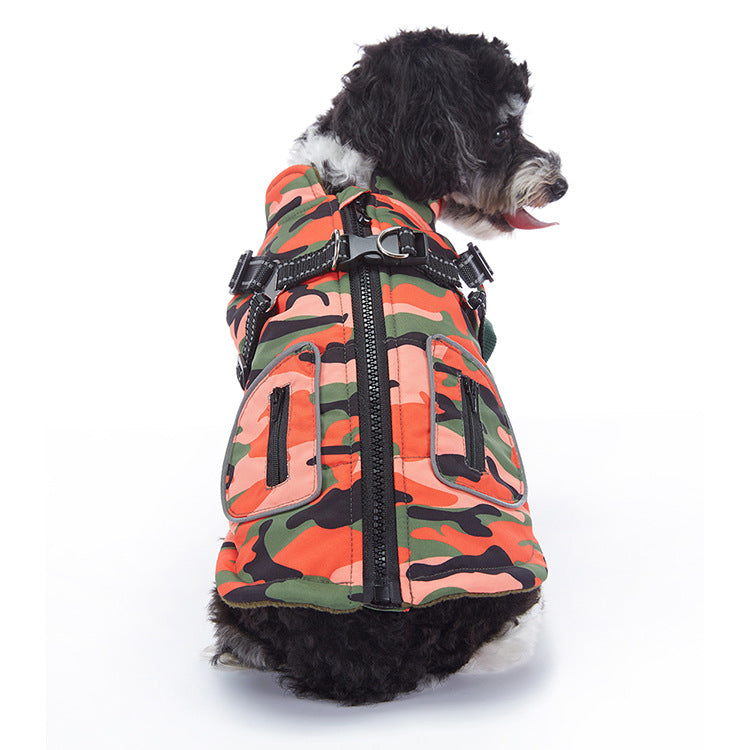 Pet Winter Cashmere Warm Jacket Outdoor Comfort Gear