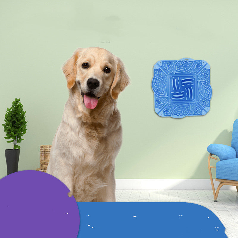 Foldable Silicone Slow Feeding Mat Bowl For Pet