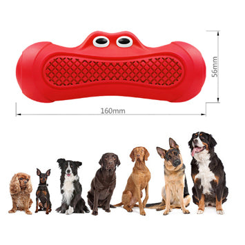 Pet Natural Rubber Vocal Rugby Chew Teething Toy