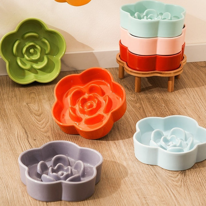 Ceramic Slow Feeding Bowl For Pet