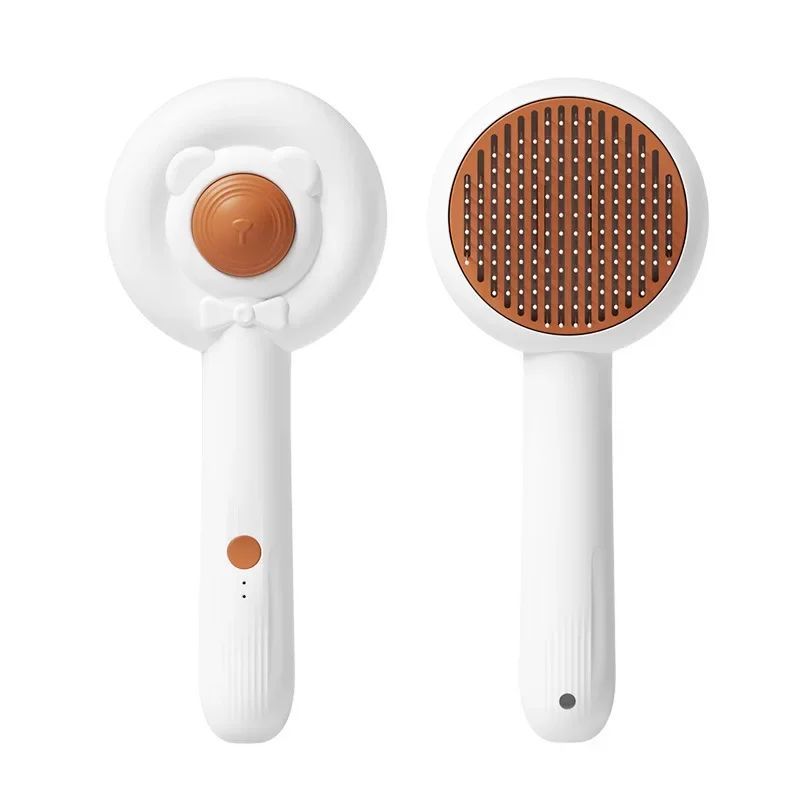 Rechargeable 2 In 1 Nail Trimmer Grooming Brush For Pet