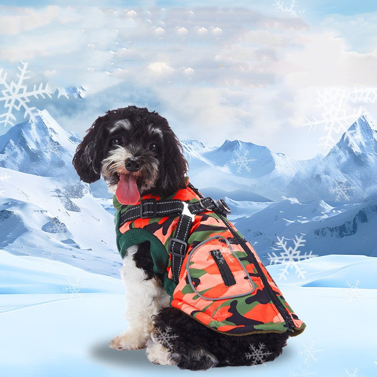 Pet Winter Cashmere Warm Jacket Outdoor Comfort Gear