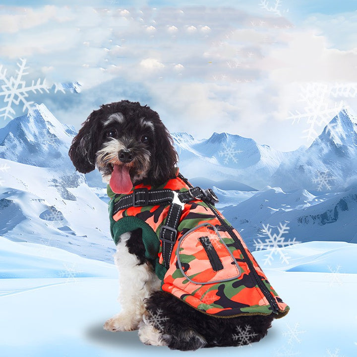 Pet Winter Cashmere Warm Jacket Outdoor Comfort Gear