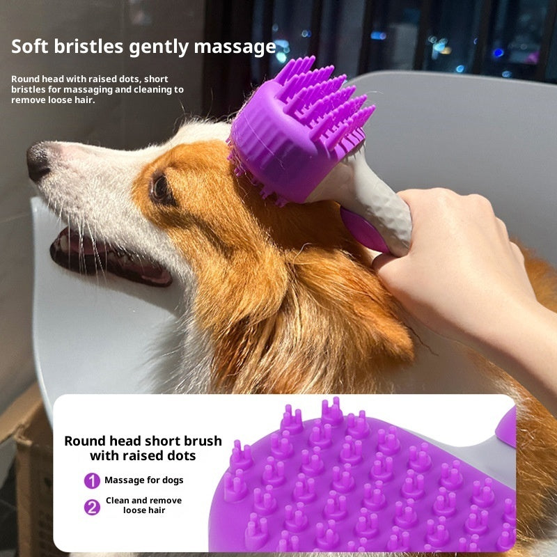 Pet Shower Bath Floating Hair Cleaning Grooming Brush