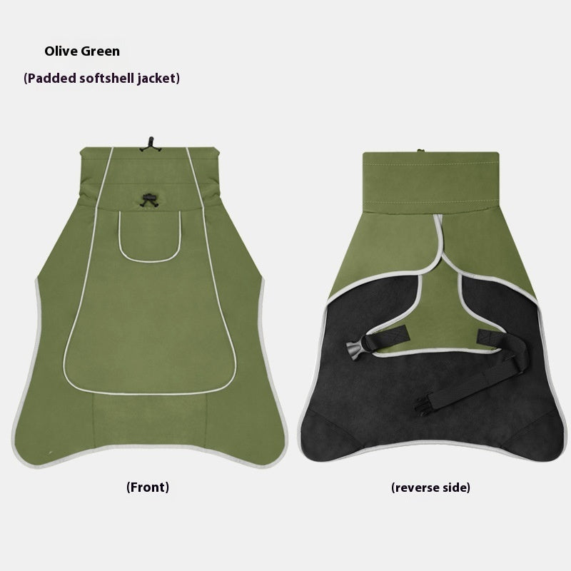 Waterproof Rainproof Dual Use Shell Trench Coat For Pet