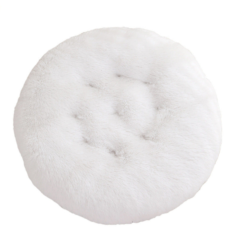 Plush Warm Round Sleeping Bed Mat For Pet