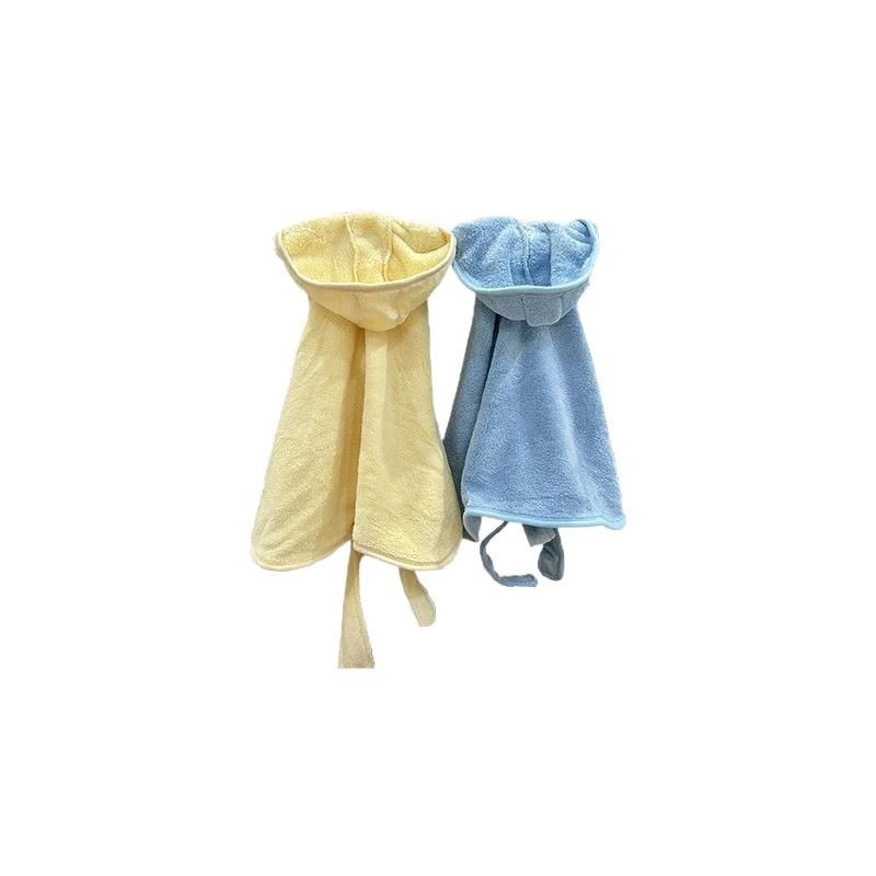 Pet Soft Coral Fleece Wearable Bathrobe Absorbent Bath Towel