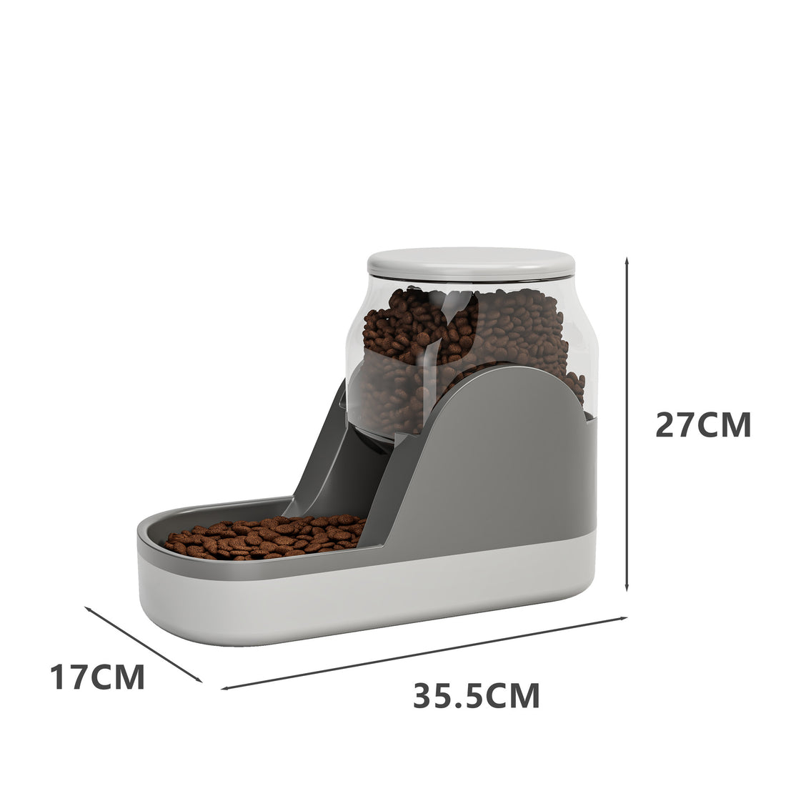 Automatic Water Fountain And Food Dispenser For Pet