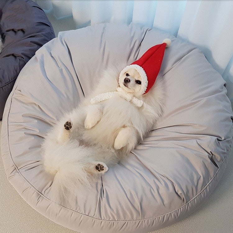 Moisture Proof Washable Round Elastic Bed For Pet