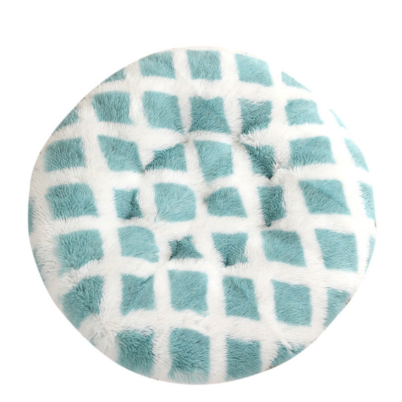 Plush Warm Round Sleeping Bed Mat For Pet