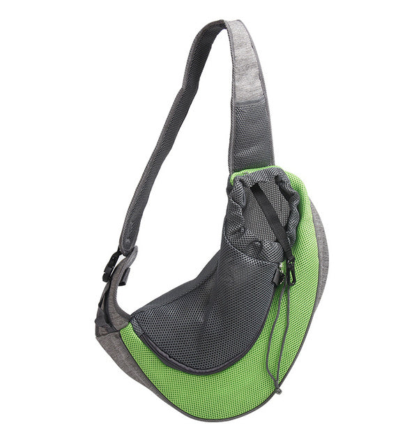 Pet Mesh Oxford Single Shoulder Travel Carrier Bag