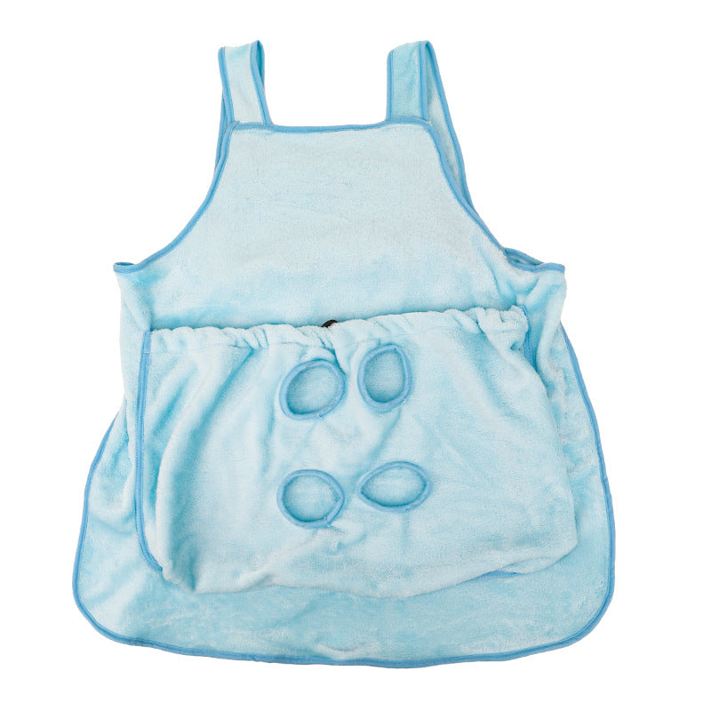 Pet Plush Hanging Chest Carrier Apron Travel Sleeping Bag