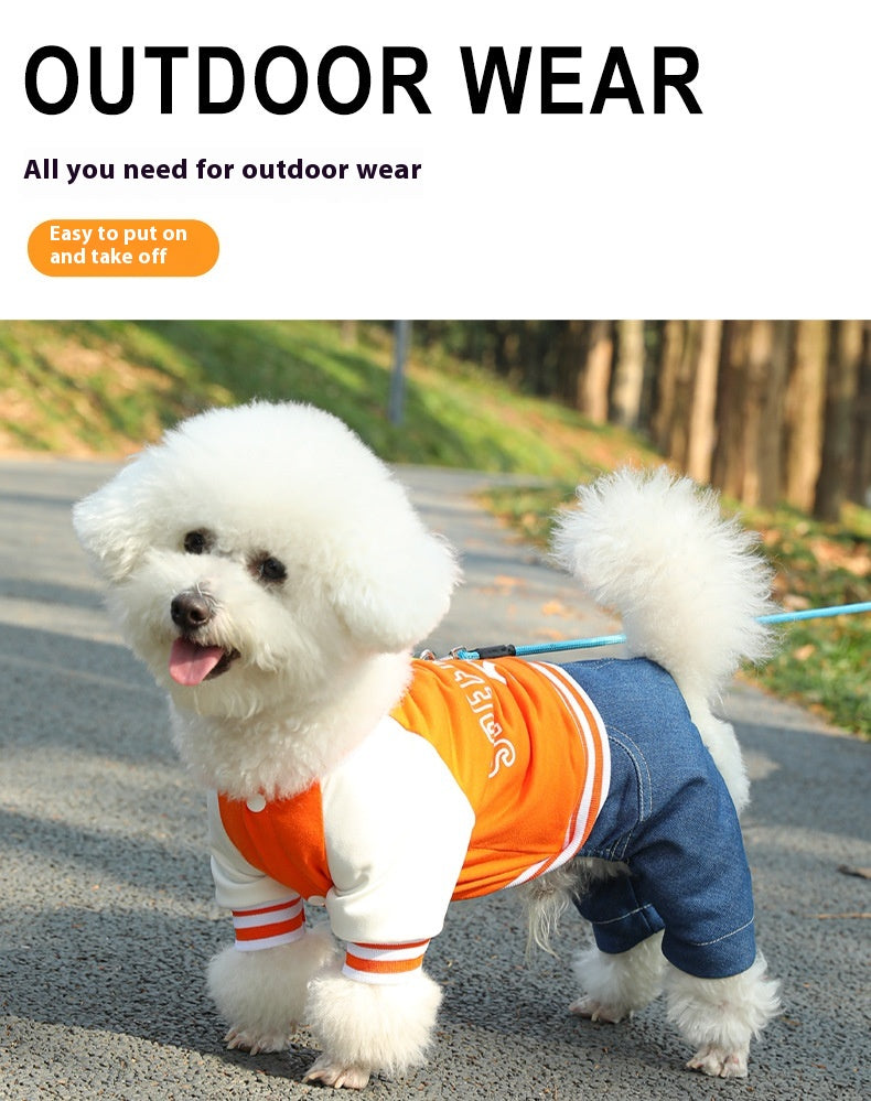 Pet Four Legged Fashion Knit Sweater Outfit