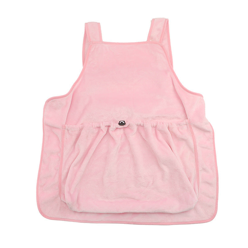 Pet Plush Hanging Chest Carrier Apron Travel Sleeping Bag