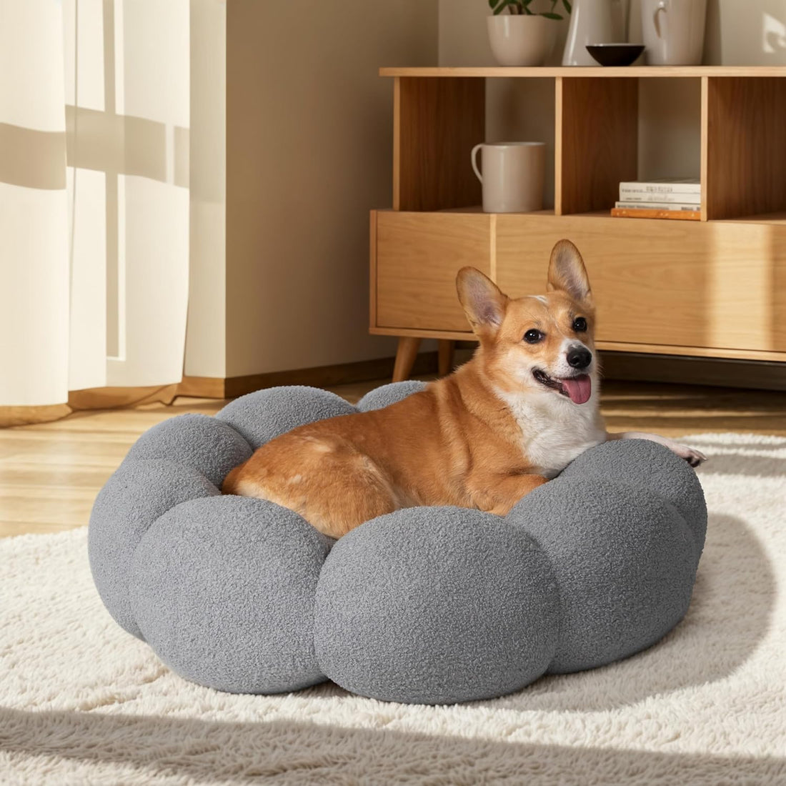 Fluffy Calming Donut Bed For Pet
