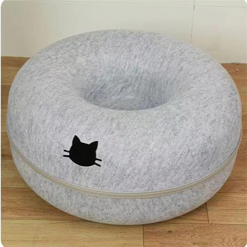 Comfortable Round Tunnel Bed For Pet