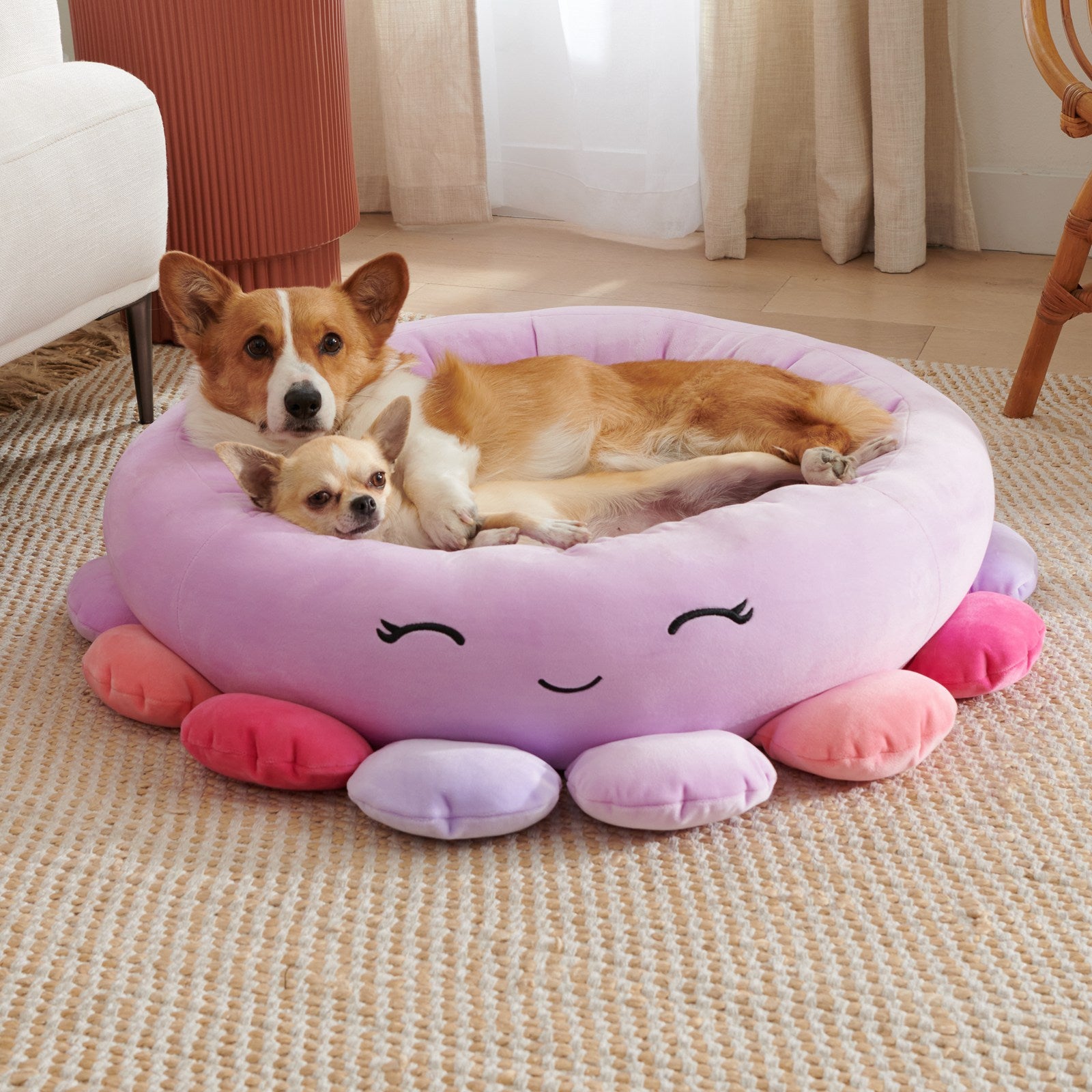 Super Soft Plush Animal Fruit Bed For Pet