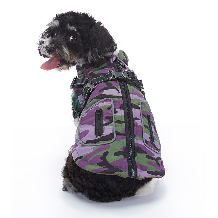 Pet Winter Cashmere Warm Jacket Outdoor Comfort Gear