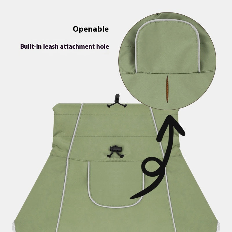 Waterproof Rainproof Dual Use Shell Trench Coat For Pet