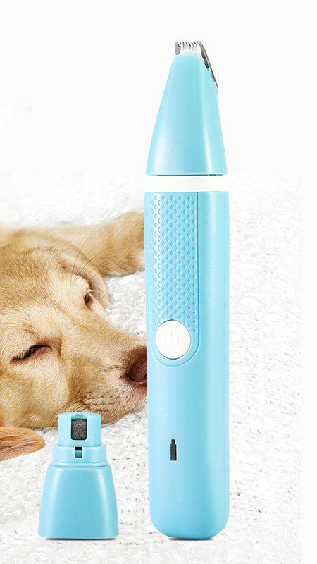 Dual Purpose Nail Polisher Hair Trimmer Tool For Pet