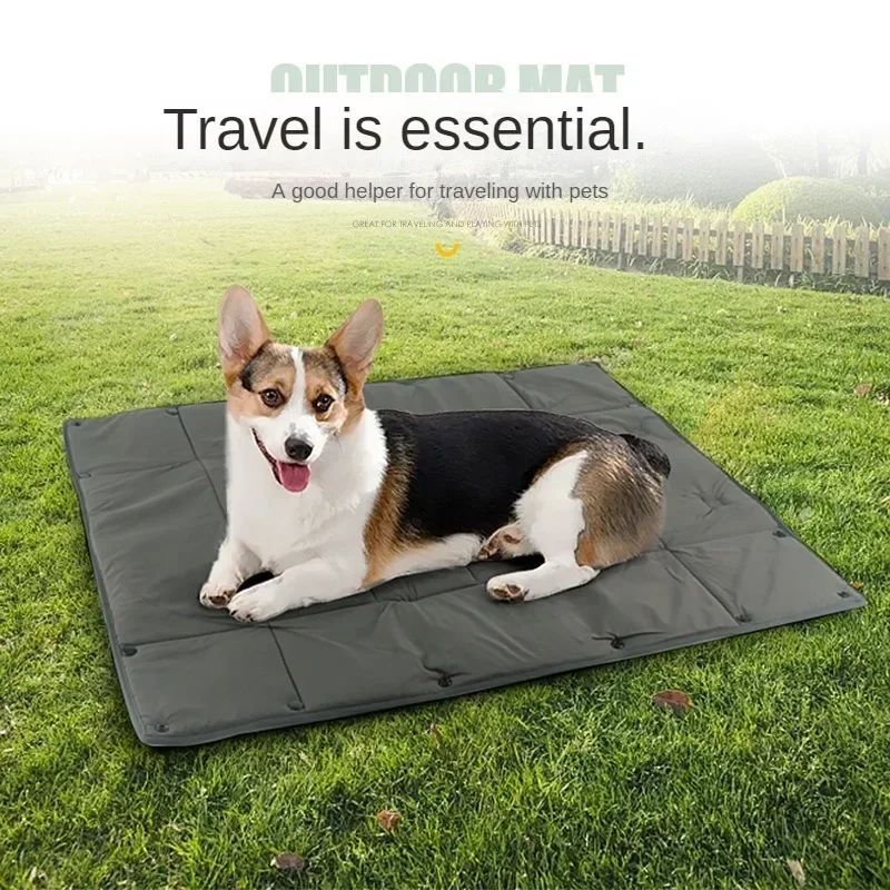 Pet Portable 3-in-1 Travel Bed Carrier Mat Cushion Foldable Kennel