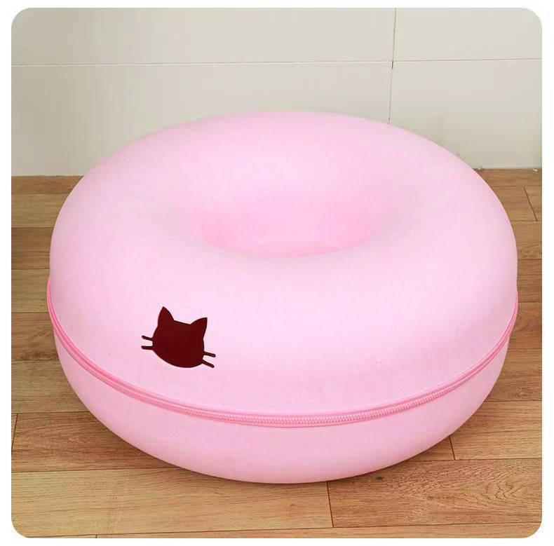 Comfortable Round Tunnel Bed For Pet