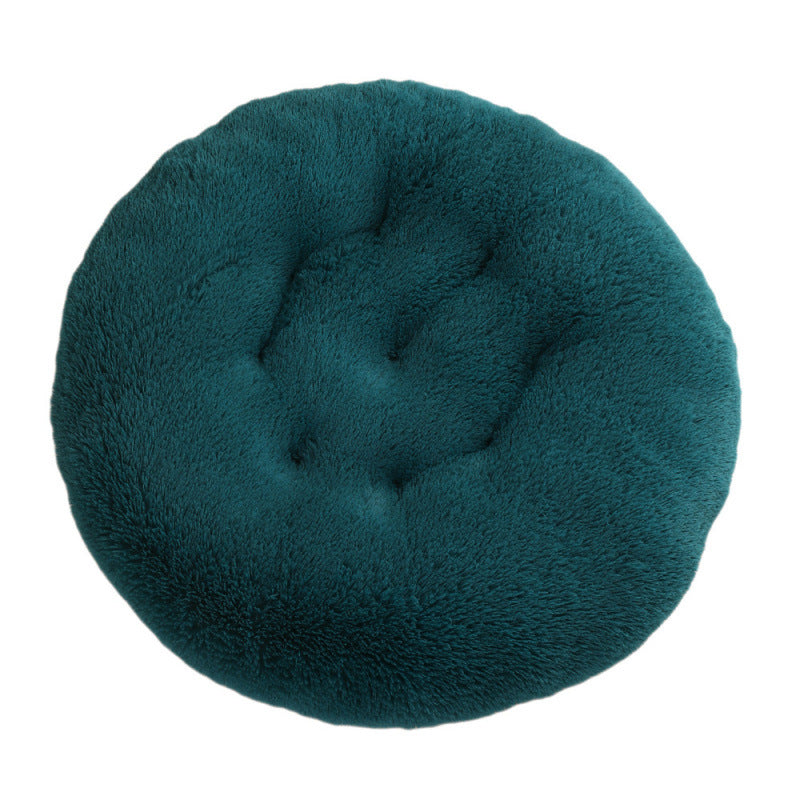 Plush Warm Round Sleeping Bed Mat For Pet