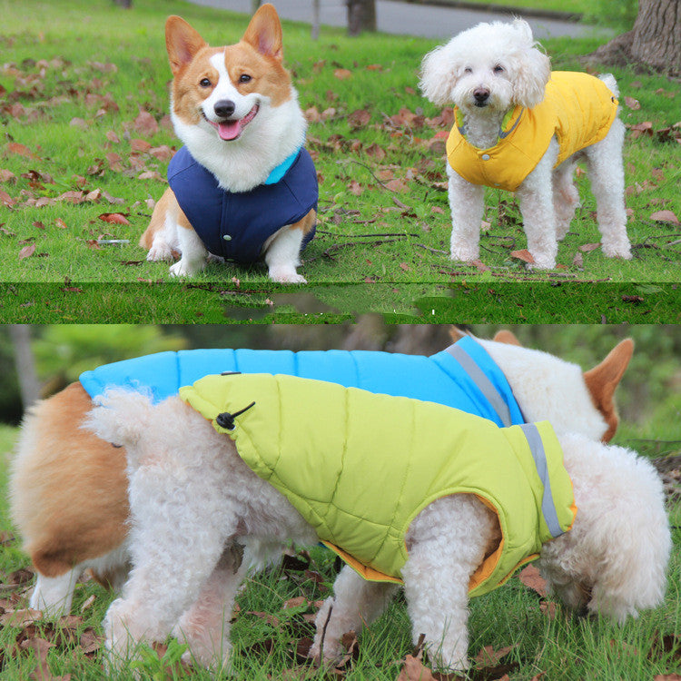 Thickened Waterproof Outdoor Pet Jacket Double Sided Reflective