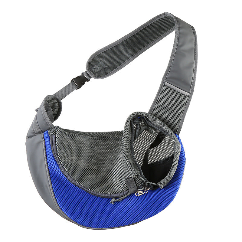 Pet Mesh Oxford Single Shoulder Travel Carrier Bag