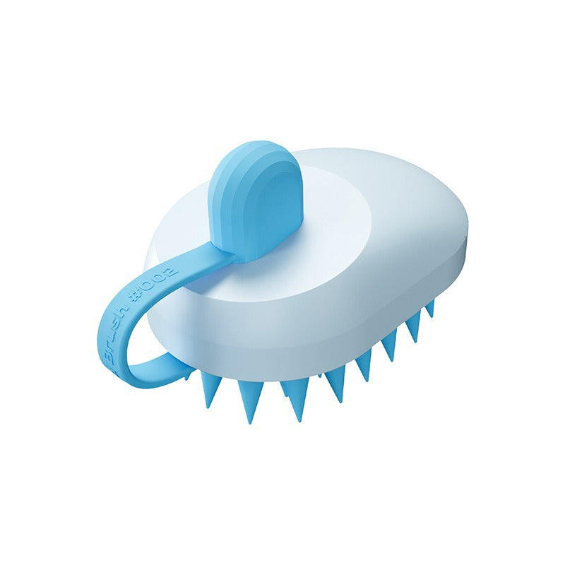 Pet Soft Gel Bath Shampoo Massage Brush Grooming Tool