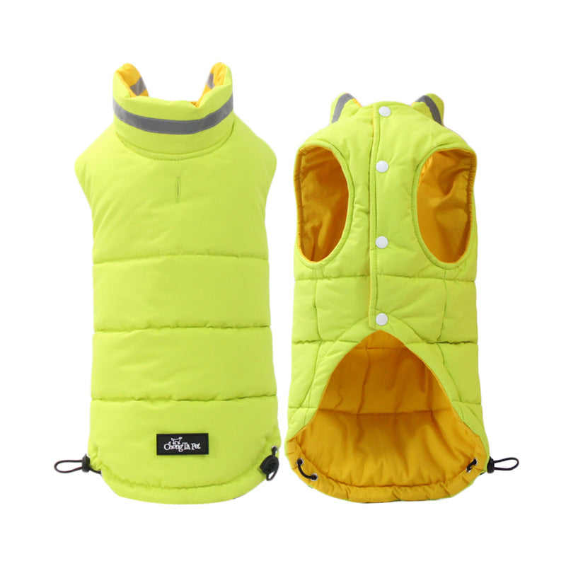 Thickened Waterproof Outdoor Pet Jacket Double Sided Reflective