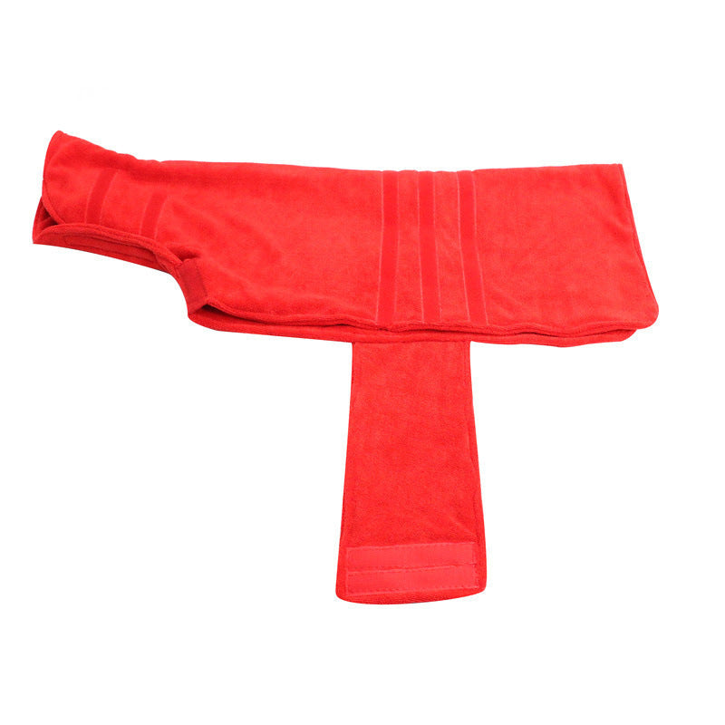 Pet Super Absorbent Quick Dry Fiber Bath Towel Grooming Cloth