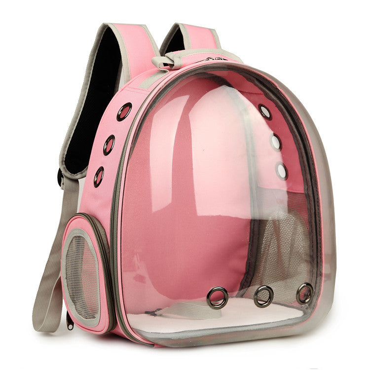 Pet Space Capsule Backpack Carrier 360 Degree View Travel Bag