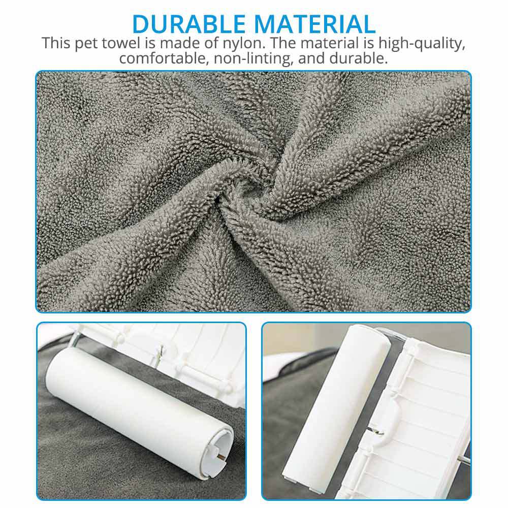 Pet Super Absorbent Bathrobe Large Drying Towel Grooming Cloth