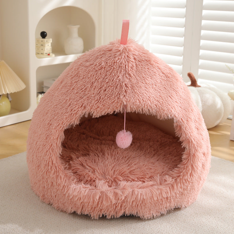 Winter Warm Plush Cat Nest Bed For Pet
