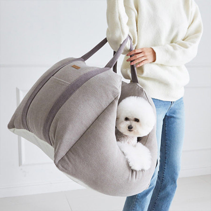Pet Waterproof Car Safety Seat Carrier Basket Travel Bed
