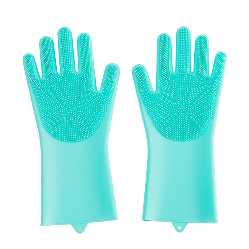 Pet Silicone Grooming Bath Massage Glove Comb Brush Cleaning Tool