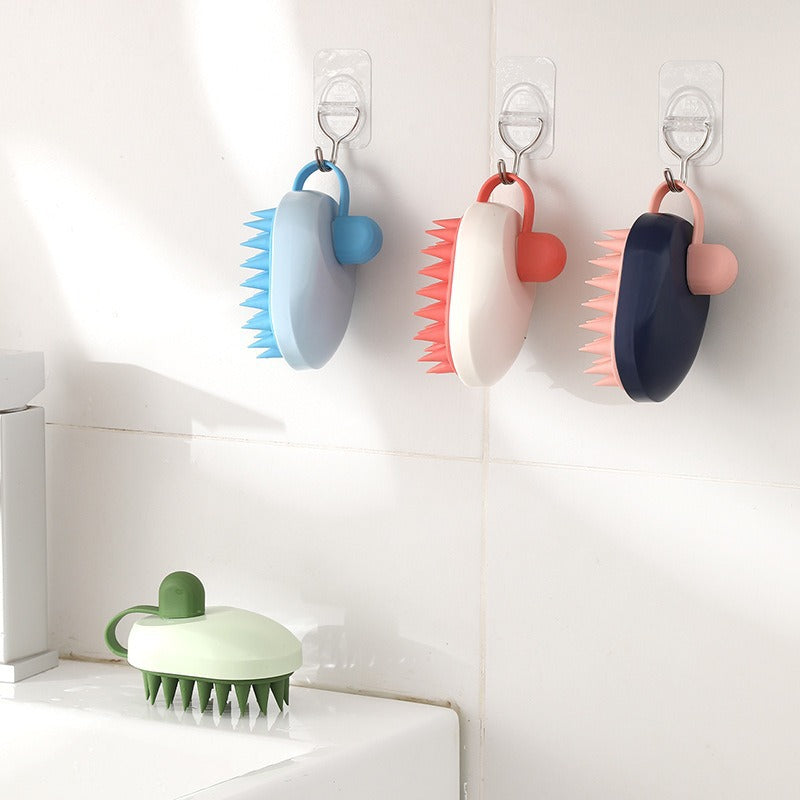 Pet Soft Gel Bath Shampoo Massage Brush Grooming Tool