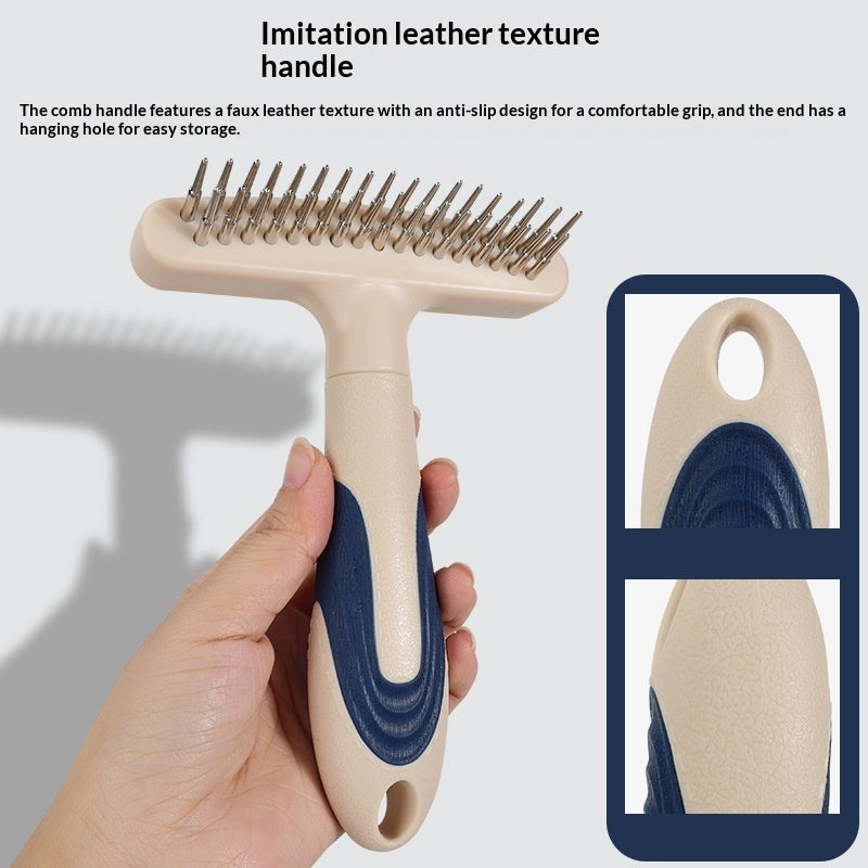Pet Grooming Brush For Detangling And Hair Removal