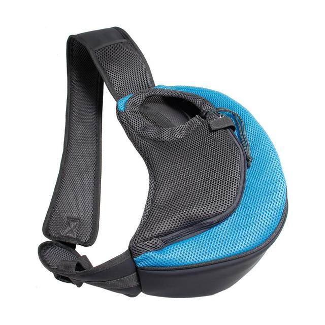 Pet Mesh Oxford Single Shoulder Travel Carrier Bag
